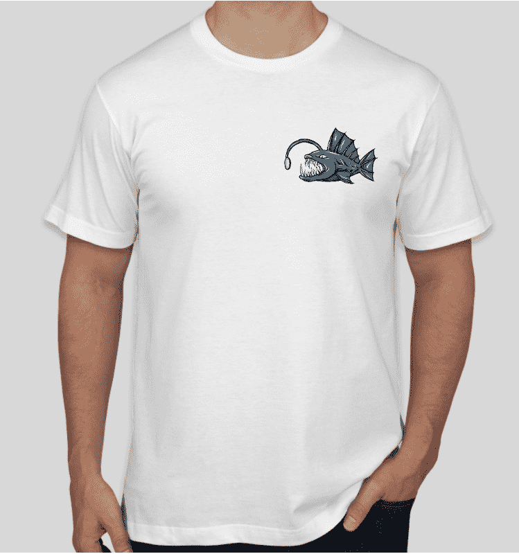 Angler Fish T-Shirt Sticker PDF, EPS, Ai, SVG Vector File