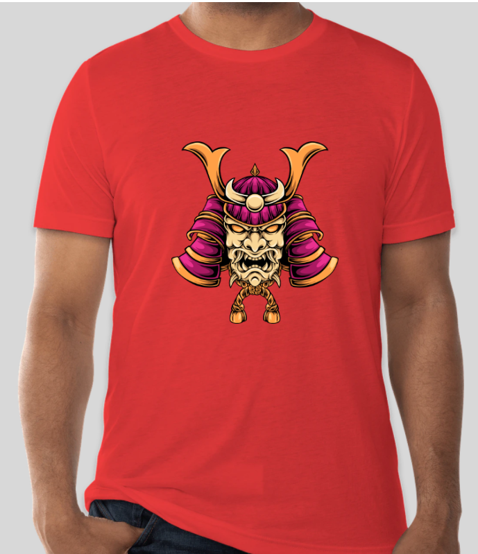 Demon Samurai T-Shirt Printing Vector File Free Download | Vectors File