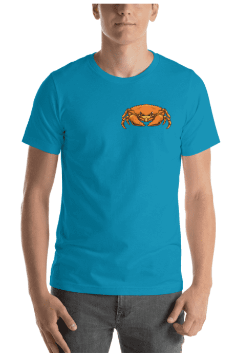 Crab T Shirt Printing Sample Free Vector File