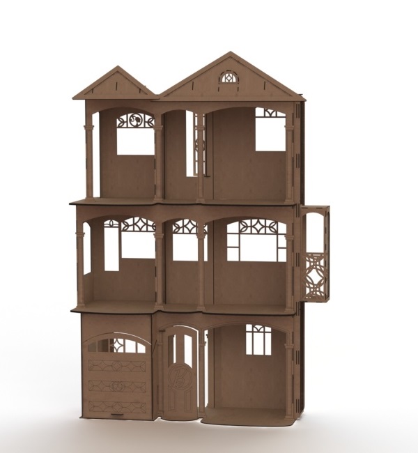 Laser Cut American Girl Doll House Free DXF File