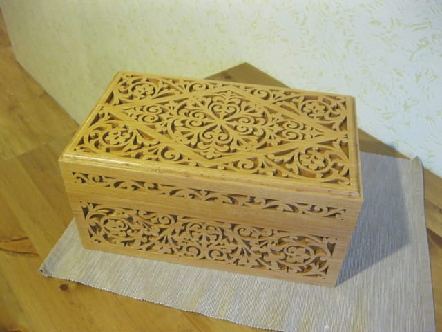 Laser Cut Decorative Wooden Box 6mm Vector File