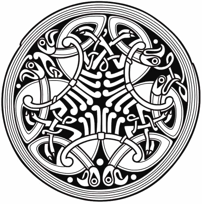 Celtic Designs from Illuminated Manuscript Vector File