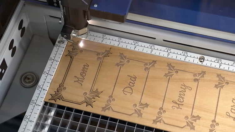 Wooden Laser Engraving Gift Tags Design Vector File