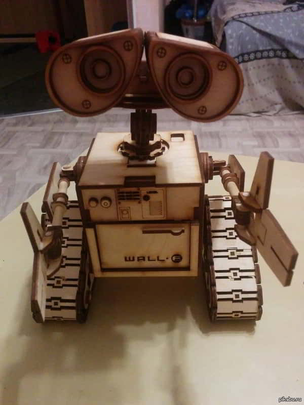 Laser Cut Wall E 3D Puzzle, Wooden 3D Tank Toy CDR Free Vector ...