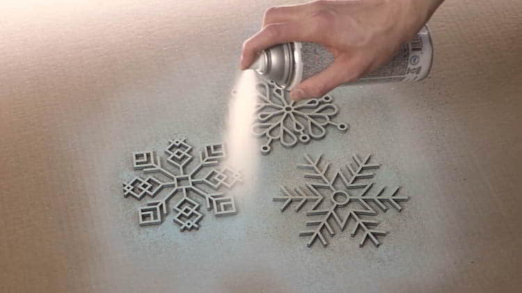 Laser Cut Plywood Snowflake Decorations Vector File