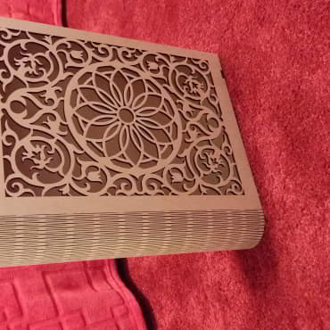 Laser Cut Wooden Bookcase CDR File