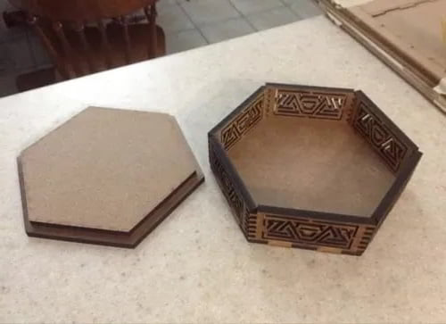 Laser Cut Wood Storage Box Gift Box Jewelry Box Vector File