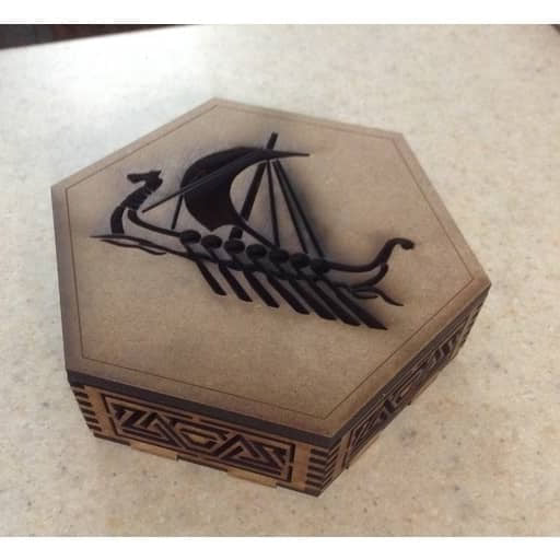 Laser Cut Wood Storage Box Gift Box Jewelry Box Vector File