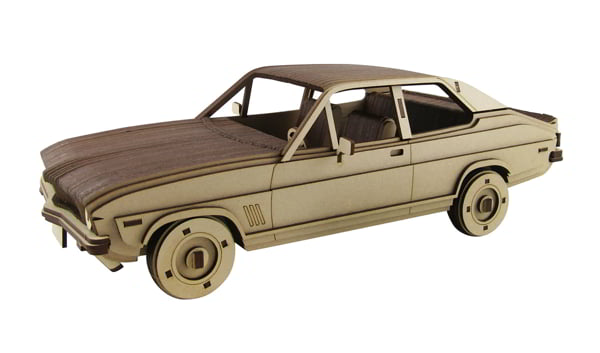 Laser Cut Wooden Holden Torana Car 3D Puzzle Toy Model CDR File