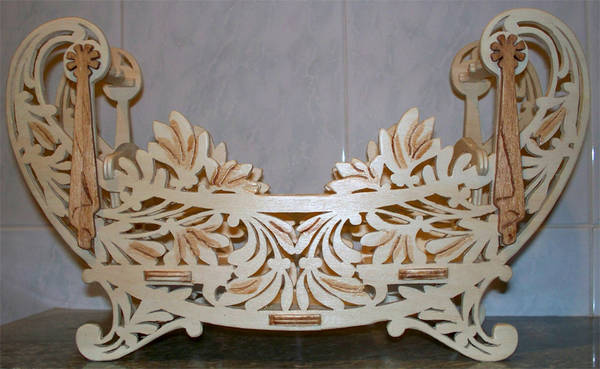 CNC Wood Cutting Carving Gift Basket Candy Basket Design DXF File