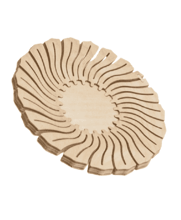 Laser Cut Wooden Fruit Tray Template DXF and CDR File