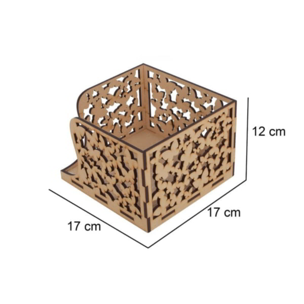 Plywood Napkin Holder Box Pattern Design CDR Free Laser Cut File