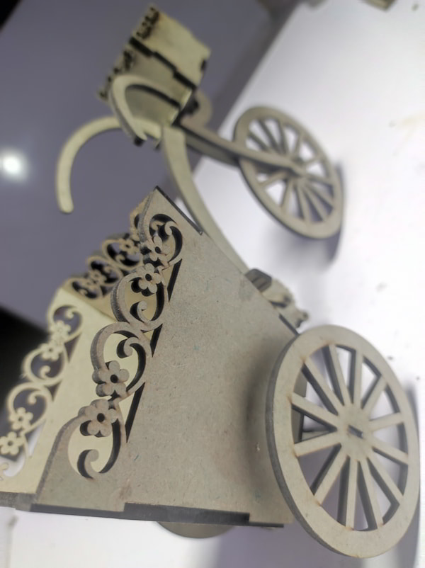 Wooden Bicycle Flower Stand Flower Basket Bicycle Planter Ideas Free Laser Cut File
