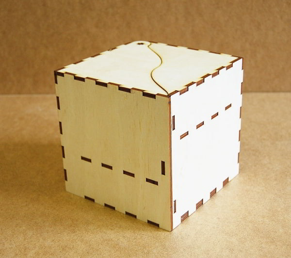 Laser Cut Wooden Jewelry Box Wedding Gift Box CDR File