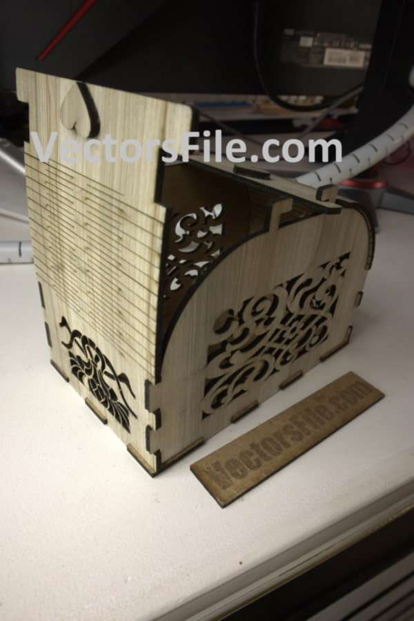 Wooden Jewelry Box Wedding Gift Box Free Laser Cut File