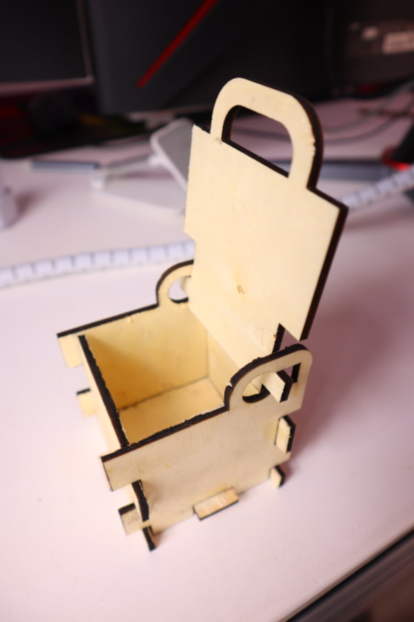 Laser Cut Wood Jewelry Box mini Gift Box DXF and PDF File
