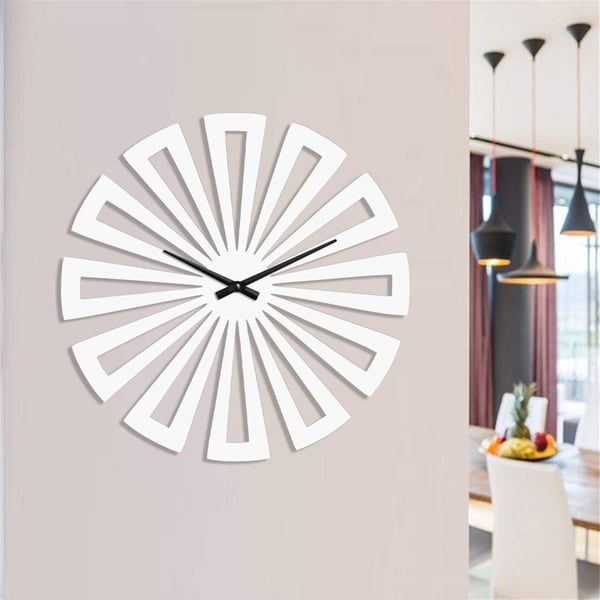 Laser Cut Modern Round Wall Clock for Wall Decor DXF File