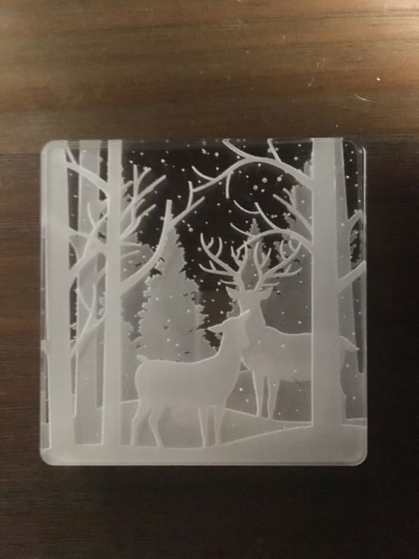 Laser Cut Christmas 3D Acrylic Lamp CDR File