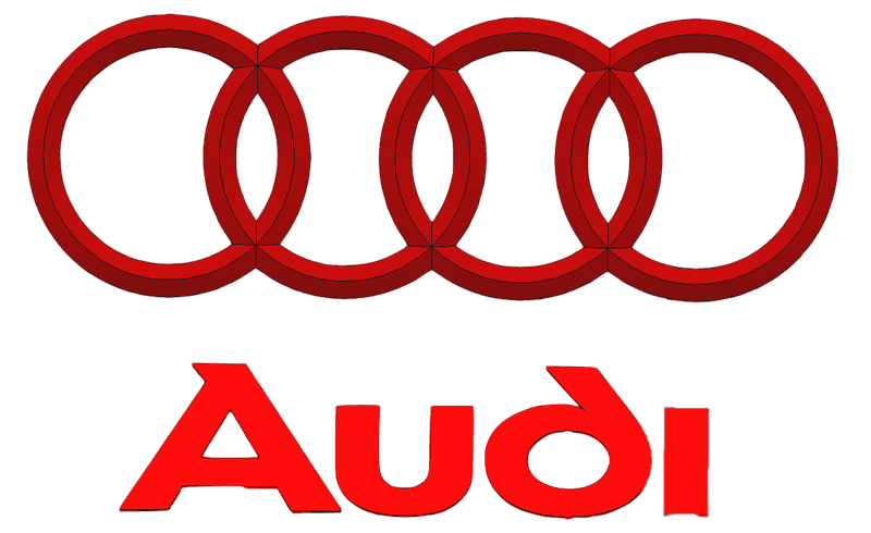 Audi Logo 3D Model STL File