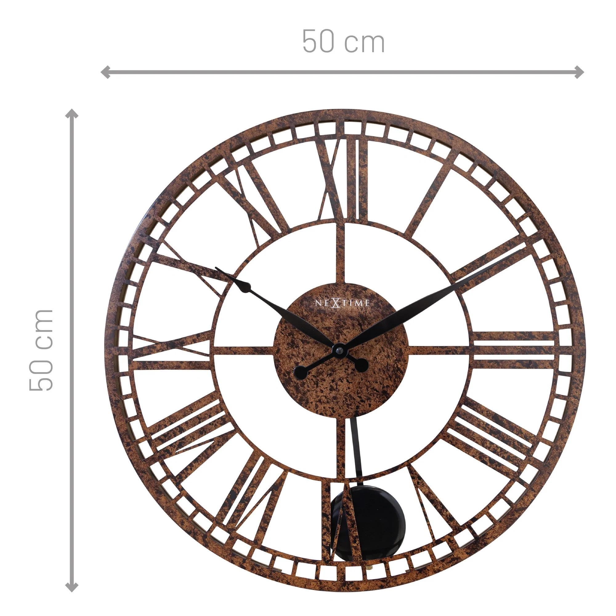 Laser Cut Roman Round Wall Clock Vector File for CNC Cutting
