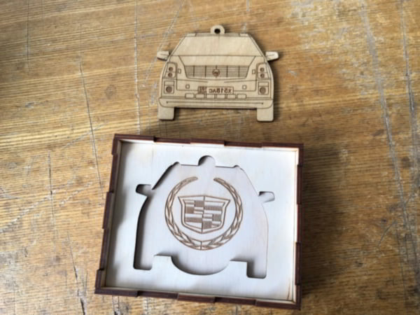Laser Cut Wooden Gift Box DXF and CDR File for Laser Cutting