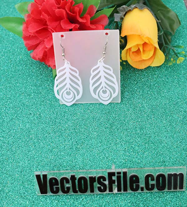 Free Laser Cut Earring Jewelry Vector File CNC Laser Cut Earrings Acrylic