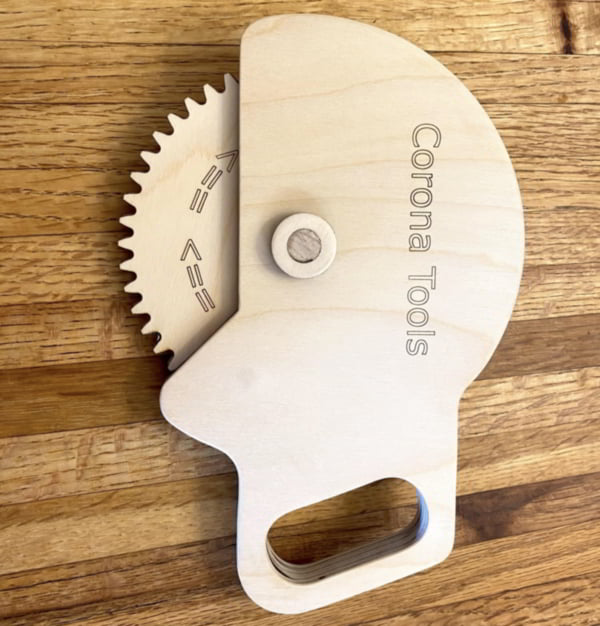 Laser Cut Wooden Toy Circular Saw Tools CDR and DXF File