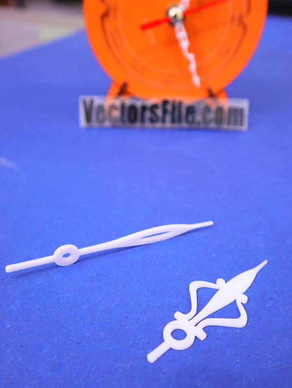 Laser Cut Clock Needle Acrylic Needle for Clock CDR and DXF File