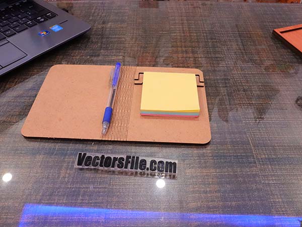 Laser Cut Side Folding Book Cover Notepad Cover DXF and CDR File