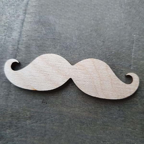 Laser Cut Plywood Mustache for Decor CDR and DXF File Free Download ...