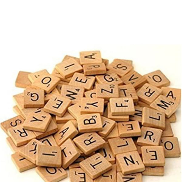 Laser Cut Wooden Scrabble Alphabet Tiles Letters Template CDR and DXF Free Vector