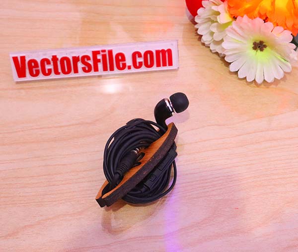 Laser Cut Earphone Cable Wooden Organizer Plywood 6mm CDR and DXF File