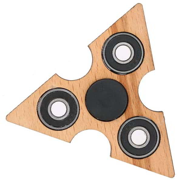 Laser Cut Wooden Spinner Toy for Kids Fidget Spinner CDR and DXF File