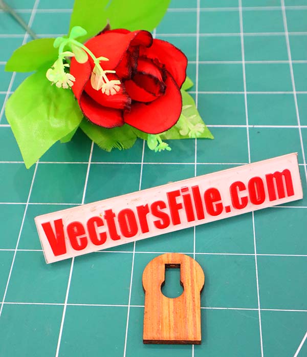 Laser Cut Wooden Clock Machine Holder DXF and CDR File