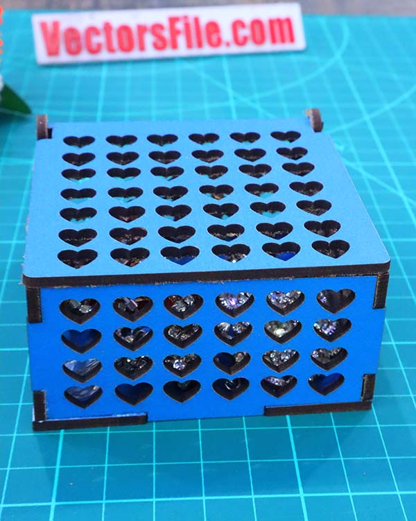 Laser Cut Wooden Jewellery Box Mini Box Gift Box DXF and CDR File