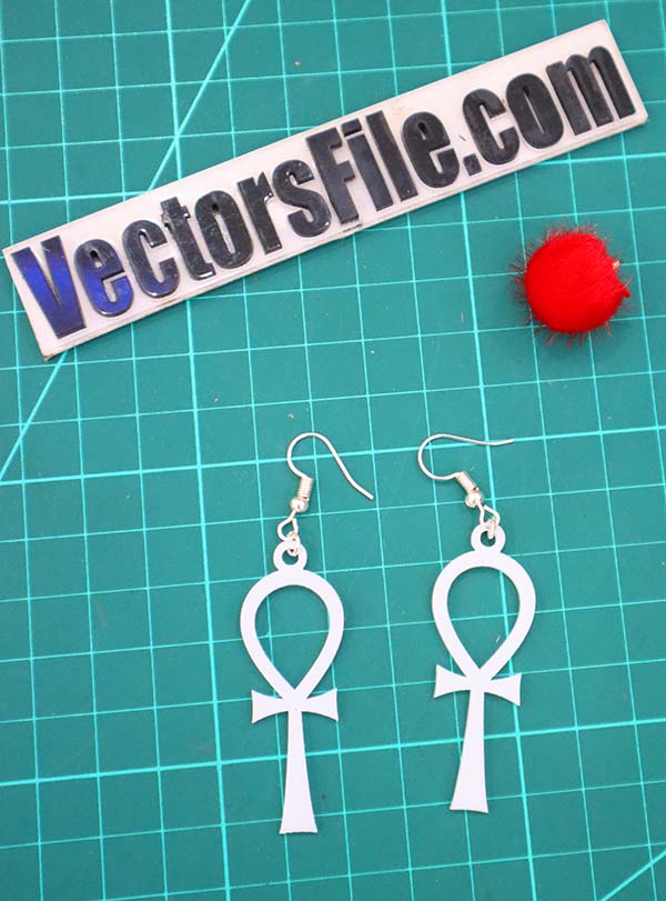 Laser Cut Acrylic Jewellery Design Personalized Acrylic Earrings Template DXF and CDR File