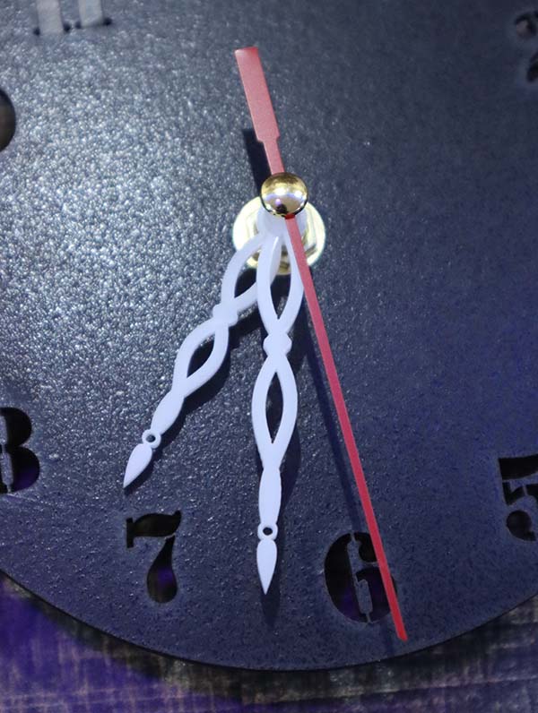 Laser Cut Decorative 2mm Acrylic Clock Hands Sample CDR and DXF File