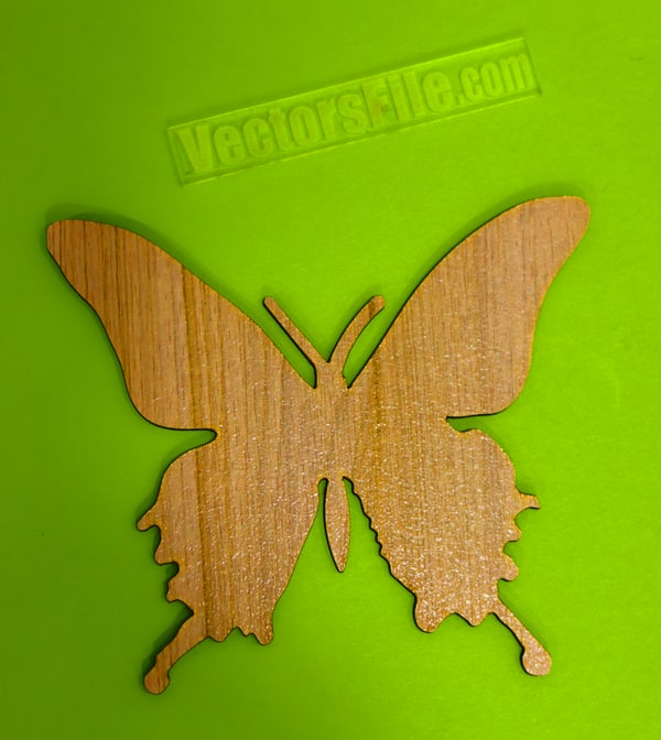 Laser Cut Butterfly Silhouette for Wall Art Work Butterfly CDR and DXF Vector File
