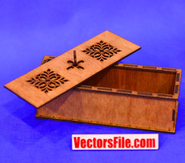 Laser Cut Wooden Mini Storage Box Gift Box Jewelry Box DXF and CDR File