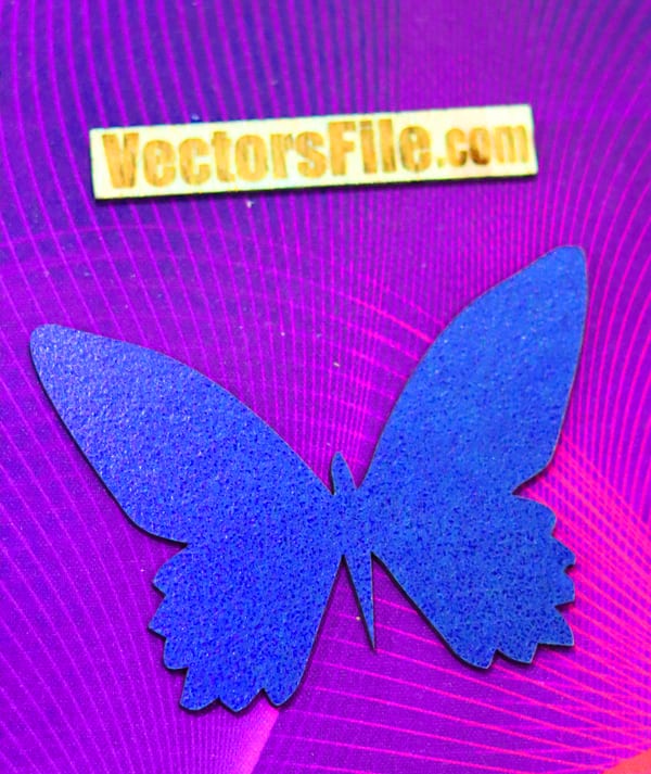 Laser Cut Wooden Butterfly for Decoration Vector File for Laser Cutting