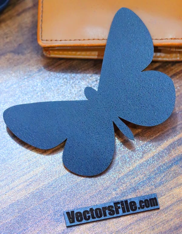Laser Cut Butterfly Vector Art Design DXF and CDR File