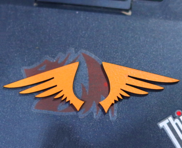 Laser Cut Angel Wings Template for Laser Cutting CDR and SVG File
