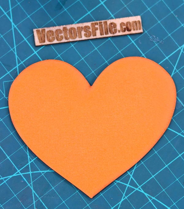 Valentine Day Heart Tag for Gift Packing Ideas Laser Cut CDR Vector File