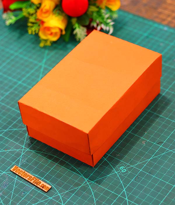 Laser Cut Paper Craft Box Gift Packing Paper Box Idea DXF and CDR File