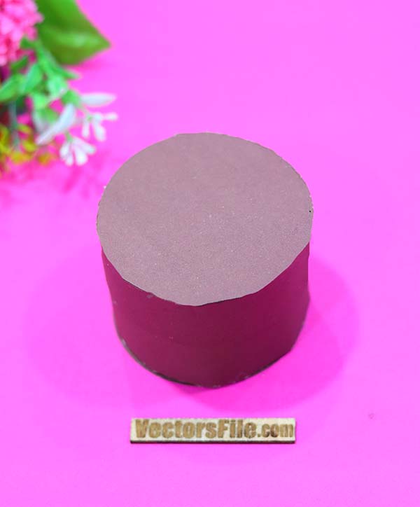 Laser Cut Round Paper Box Paper Craft Gift Packing Box Origami Box Idea Vector File