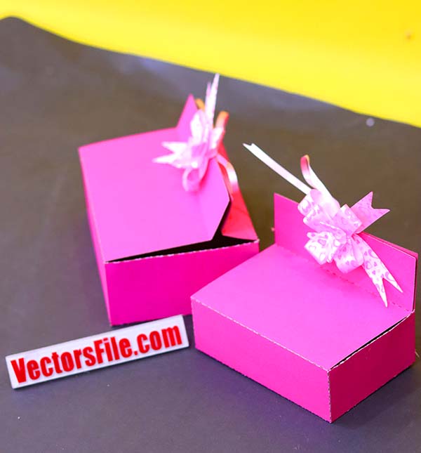 Paper Gift Box Packing Origami Box Chocolate Paper Craft Box Laser Cut Vector File