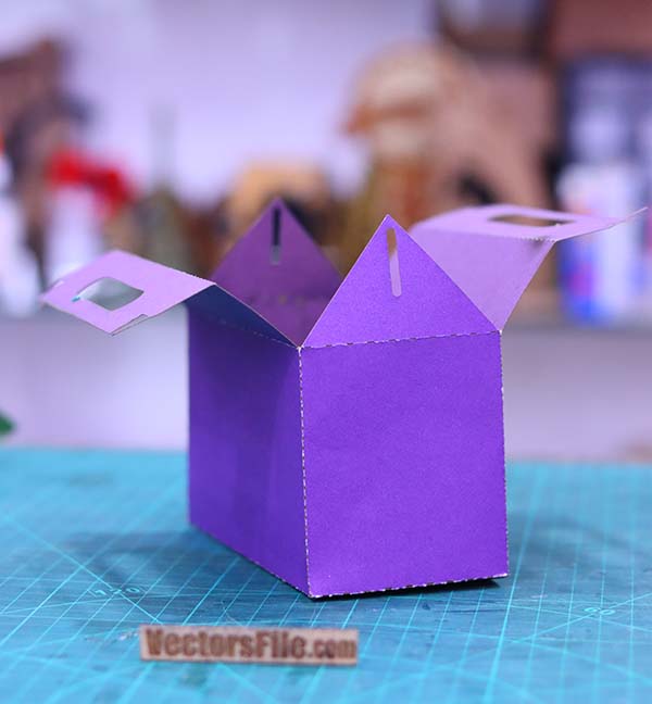 Laser Cut Craft Paper Box Cardboard Gift Box Idea Art and Craft Paper Idea Vector File