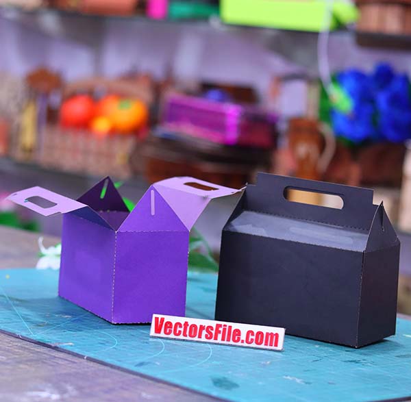 Laser Cut Craft Paper Box Cardboard Gift Box Idea Art and Craft Paper Idea Vector File