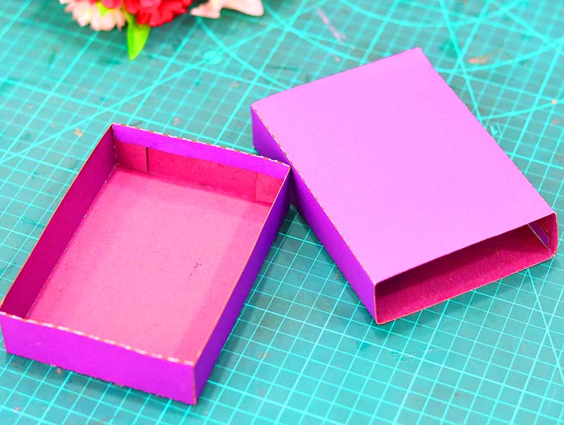Laser Cut Paper Craft Slide Box Paper Gift Box Origami Craft DXF and CDR File