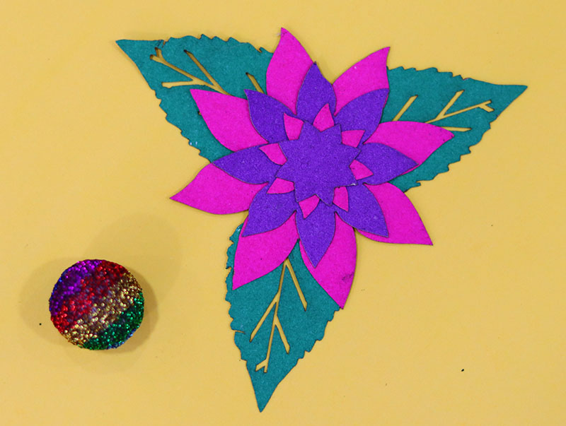Laser Cut Paper Flower Gift Tag Decorative Flower Art Template Vector File